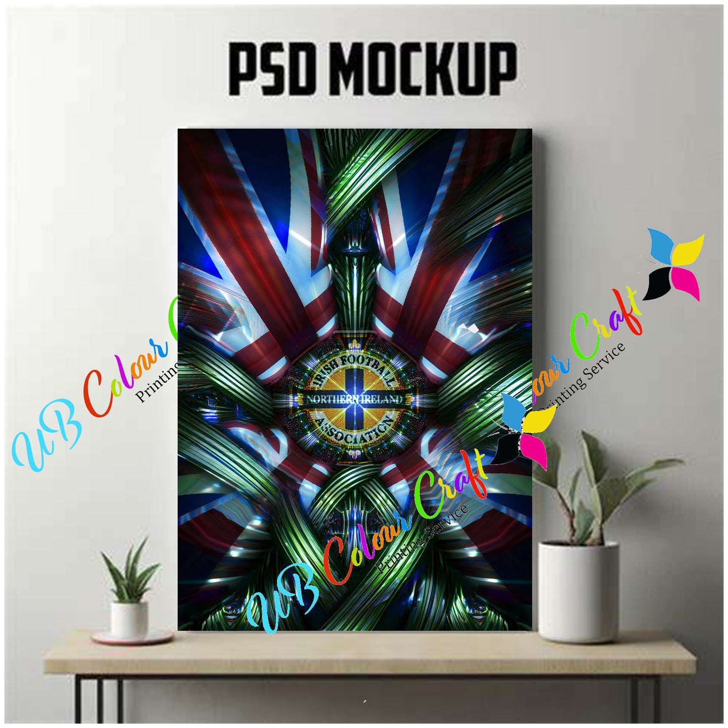 Northern Ireland Footbal Team Canvas