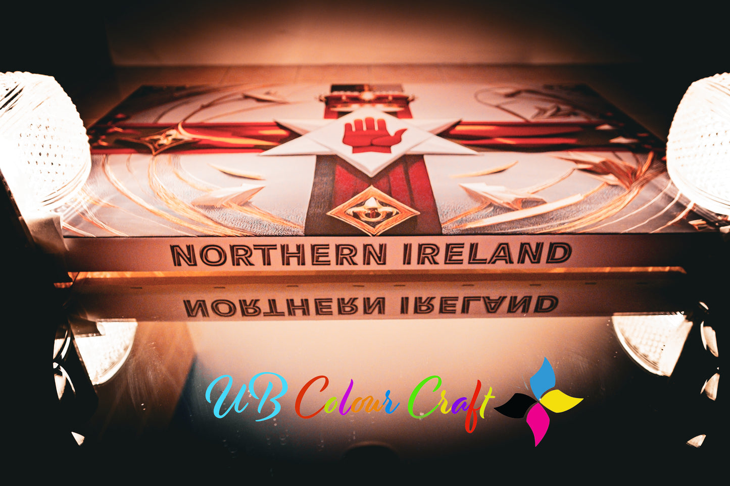 Ulster Banner with side print Canvas