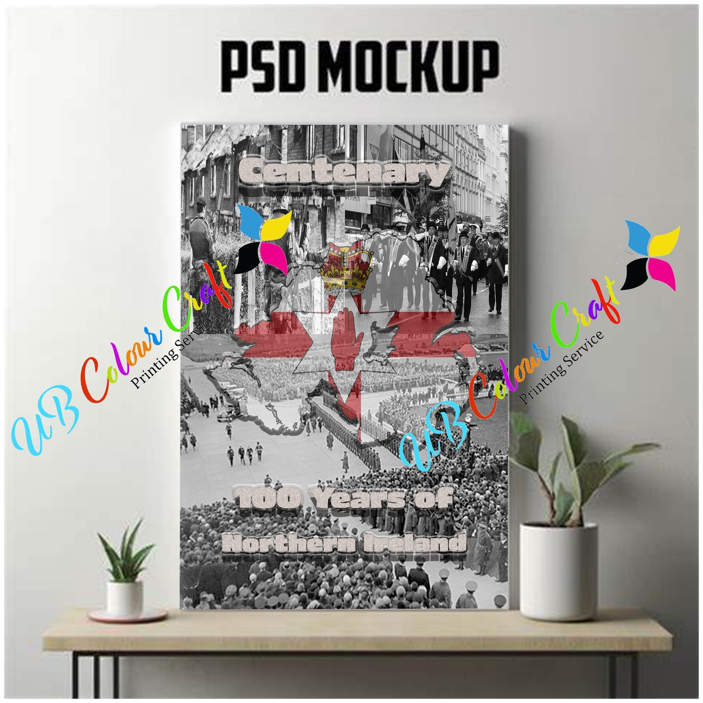 Centenary - 100 Years of Northern Ireland - Canvas