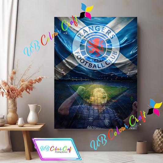 Rangers FC with Ally Mccoist Canvas