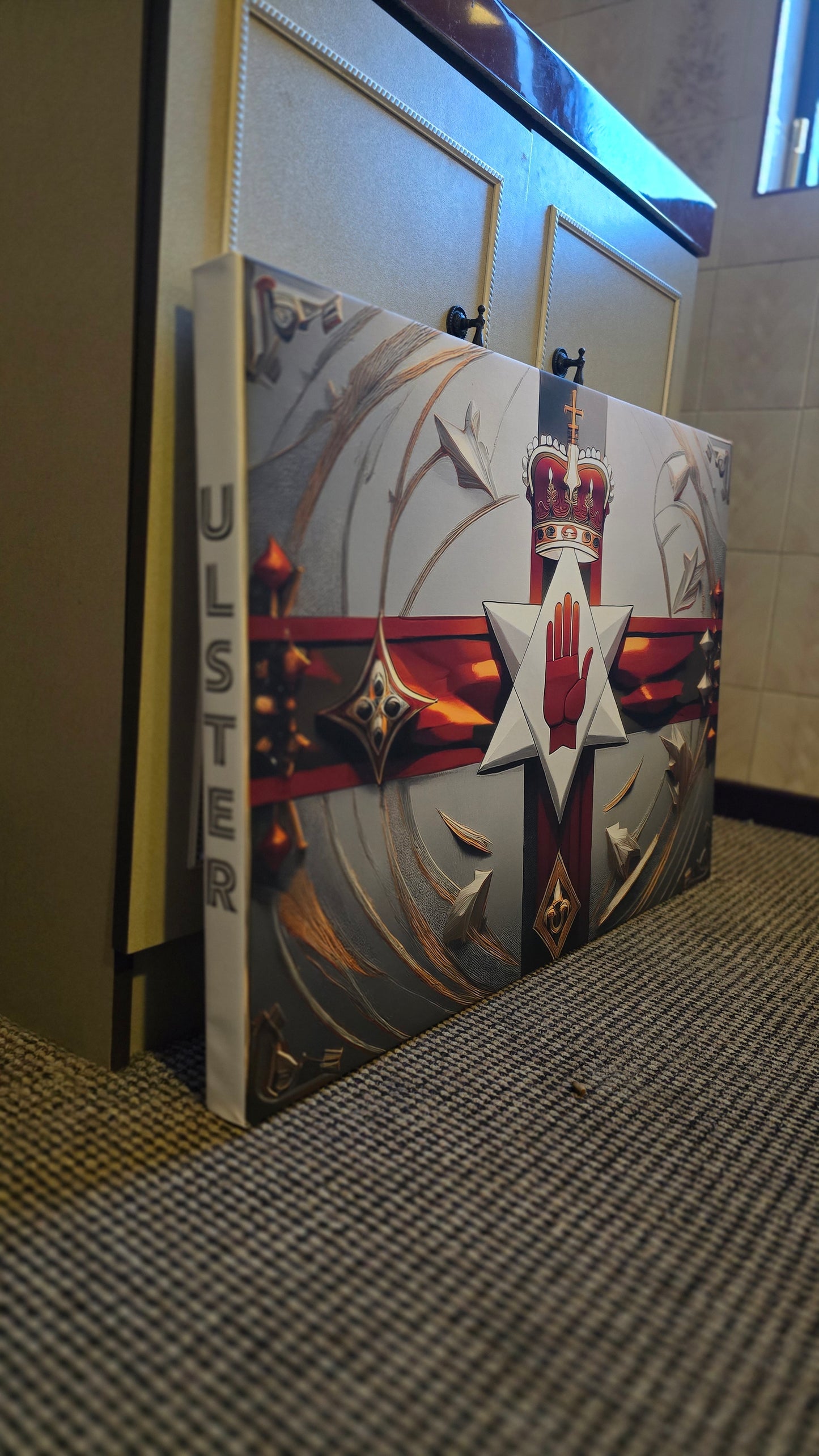 Ulster Banner with side print Canvas